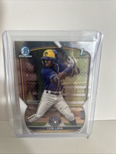 Luis Lara 2023 Bowman 1st Base Chrome Prospect Milwaukee Brewers BCP-100