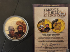 Terence Hill und Bud Spencer Gold Edition Münze "Gott vergibt...Django nie "