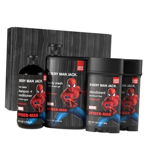 Spider-Man Body Set - Perfect for Every Guy & Marvel-Lover - Bath Fresh Air