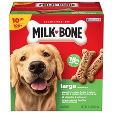 Milk Bone Original Biscuits, Large Dog Treats, 10 Lb.