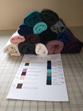 Organic Bamboo/Cotton/Spandex Jersey, 3 By the Foot or Remnants, Color Options