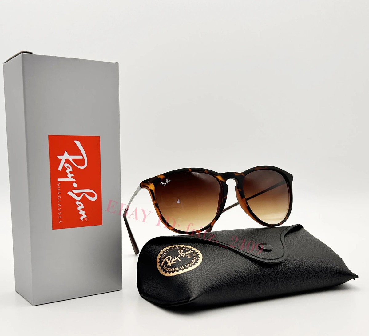 Ray-Ban キャットアイ サングラス　RB4171-F ERIKA ブラウン Ray-Ban RB4171F Erika Classic Sunglasses | LensCrafters