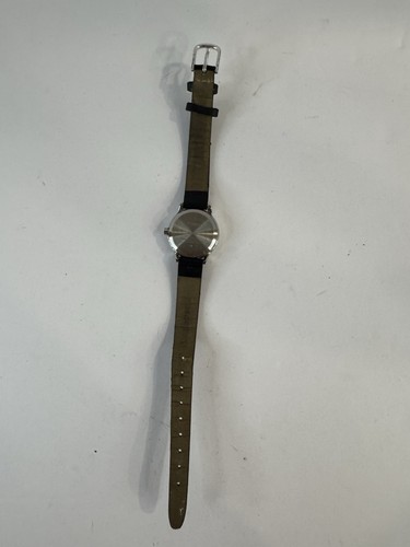 Timex T2H331 Womens Easy Reader Black Leather Band Watch Indiglo 30M New Battery - Picture 4 of 4