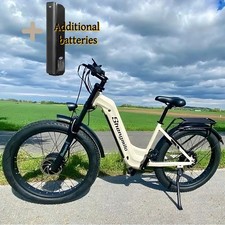 Two batteries 2000W 48V 17.5AH Electric Bike 26" Fat Tire E-Bicycle Oil Brakes
