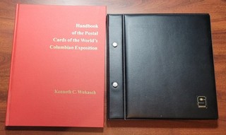 Album of FIFTY Columbian Exposition Postcards Used & Mint w/book See Description