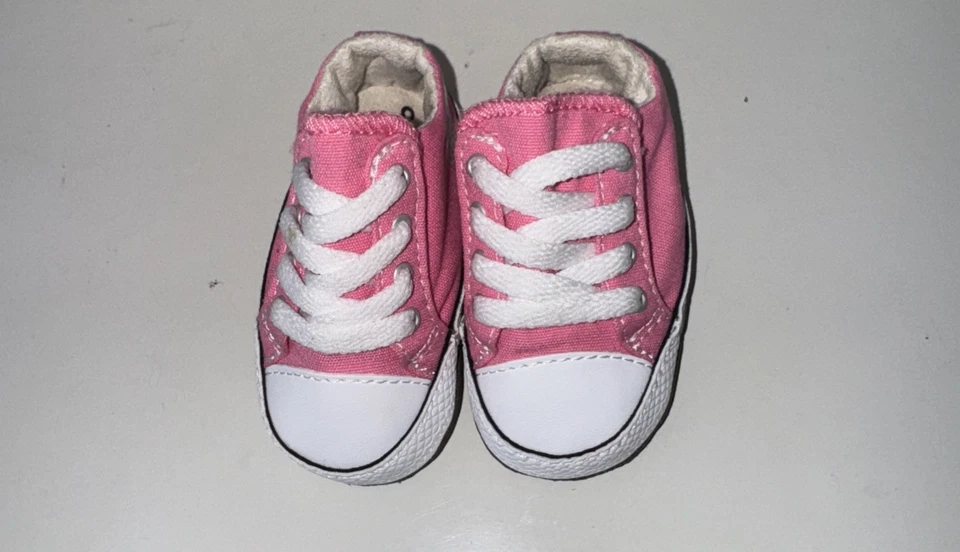 Botines Converse Chuck Taylor All Star Cuna Niñas Bebé Infante Cuna Talla 1 Foto 4 de 4
