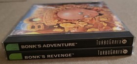 Bonk's Adventure & Bonk's Revenge Bundle (TurboGrafx-16) Lot of 2 - Tested