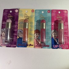 Cute Golden Girls Lip Gloss Set Of 4 Rose, Blanche, Sophia And Dorothy