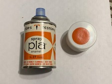 TESTORS 27 ORANGE SPRAY PLA ENAMEL PAINT for models  slot cars VINTAGE