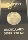 1883 CC GSA Uncirculated  Morgan Silver Dollar with COA and Box Coin#4