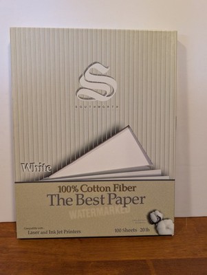 Vintage Southworth Fine Business Paper 13CF Parchment Deed 65 Sheets 8.5x11