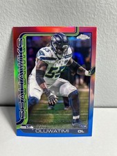Olu Oluwatimi Red White Blue Refractor #273 2025 Topps Chrome Seattle Seahawks