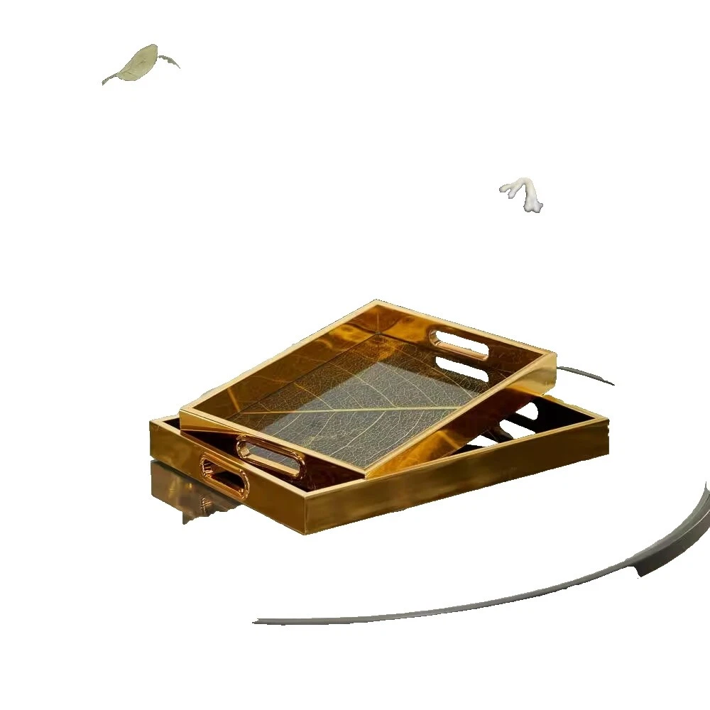 Bandejas geométrica de vidrio