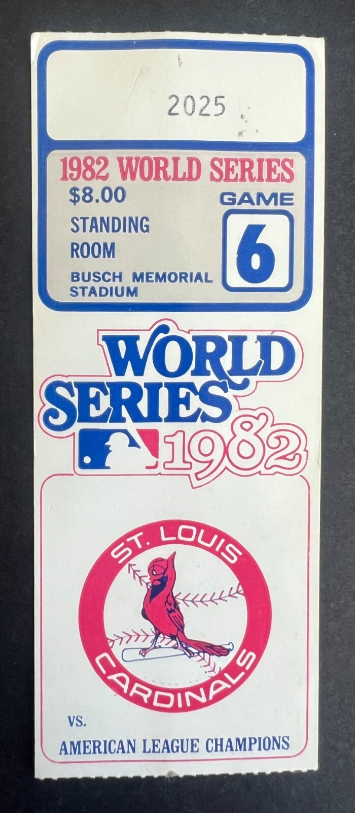 1982 World Series Milwaukee Brewers vs St. Louis Cardinals 10/19/82