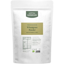 Image of Organic New Zealand Wheatgrass Powder Premium Wheat Grass, Perfect Green Juice