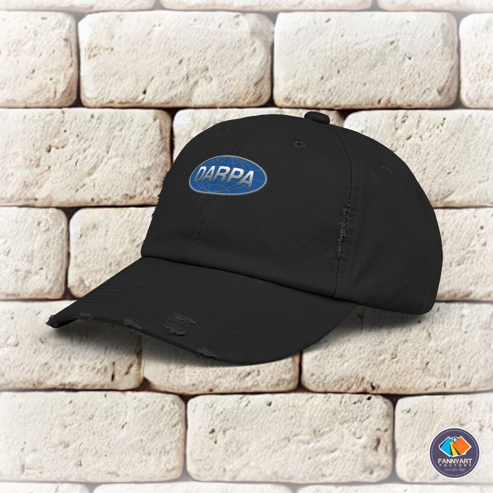 DARPA Emblem Unisex Distressed Cap