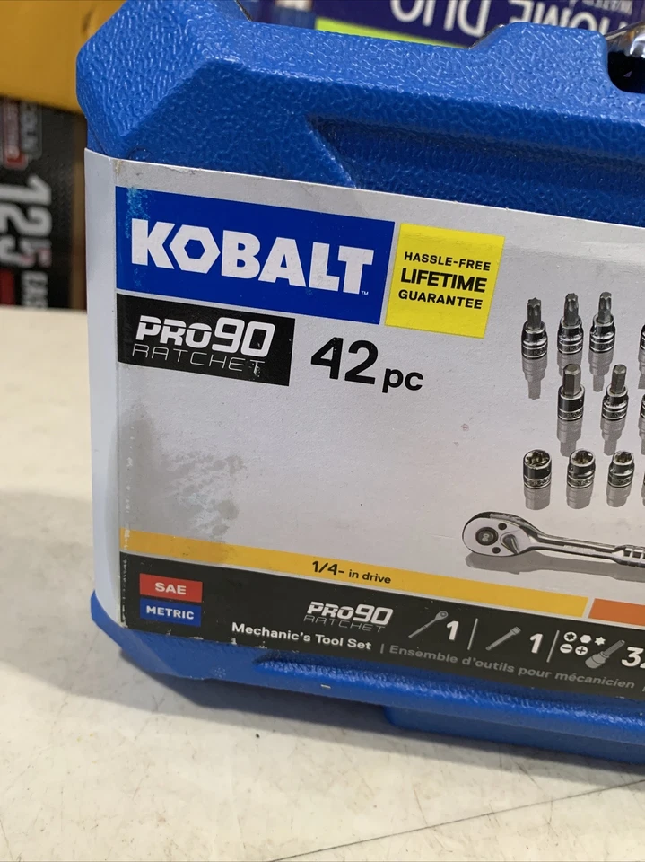 Kobalt 0840026 Pro 90 Ratchet 1/4-Drive 42pc - Image 2 of 4