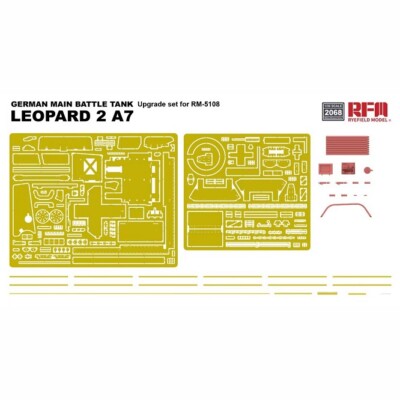 Rye Field Model RM-2068 - 1:35 Upgrade set for 5108 Leopard 2A7 - Neu
