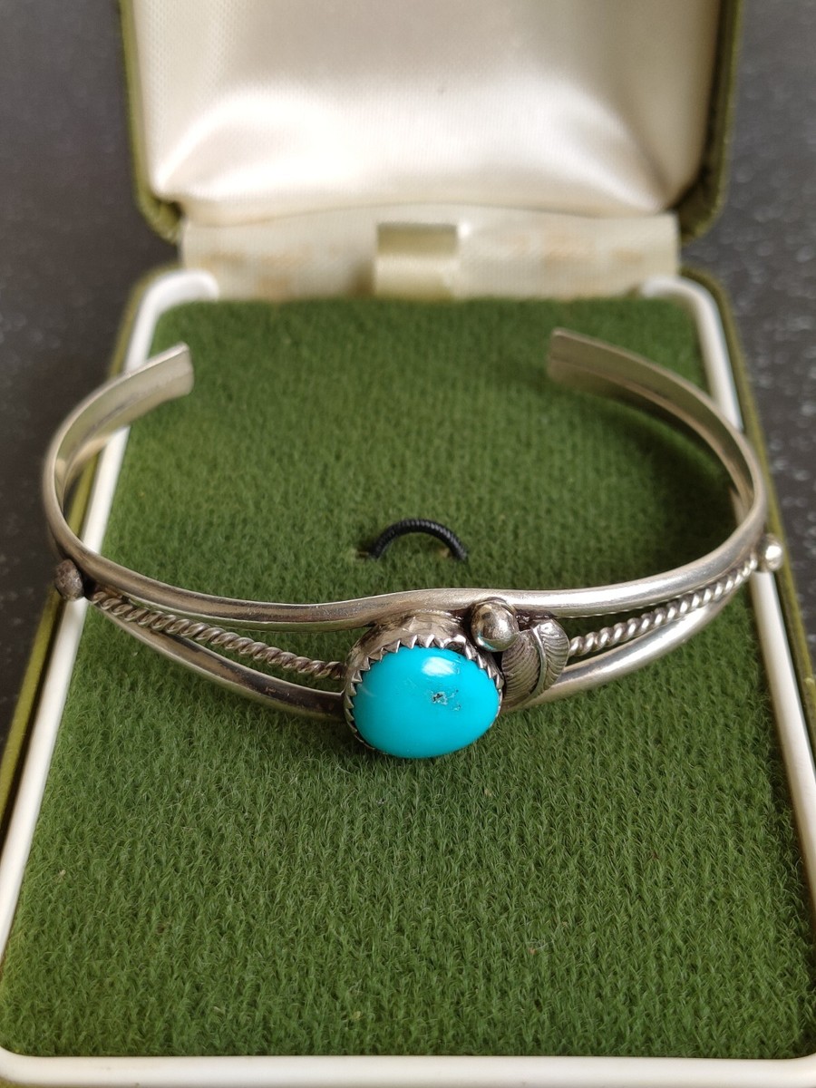アクセサリー vintage turquoise silver925 bangle Vintage Tarquoise / Silver 925 Bangle