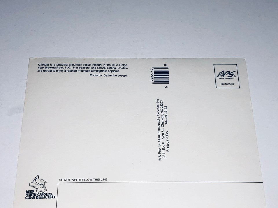 Blowing Rock North Carolina NC Chetola Resort Postcard F115 eBay