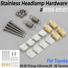 Headlamp Headlight Screws Clips Spring Set For 1984-89 Toyota Pickup / 4Runner