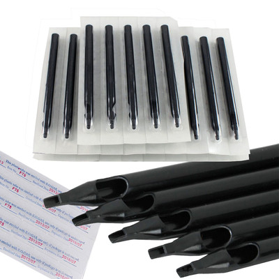 10 20 30 50 100 pcs Sterile Disposable Long Tattoo Nozzle Tip tube  RT VT DT FT