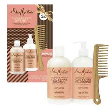 Sheamoisture Wash &amp; Glow Women's Gift Set Shampoo &amp; Conditioner
