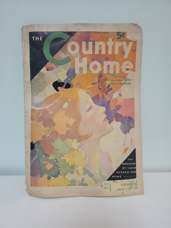 The Country Home Magazine Oct 1931 Roosevelt Connie Mack Walter Johnson, Ehmke
