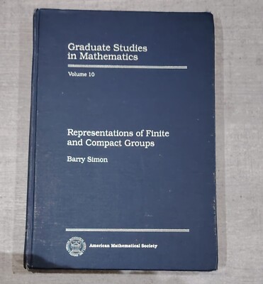 Representations of Finite and Compact Groups (AMS)