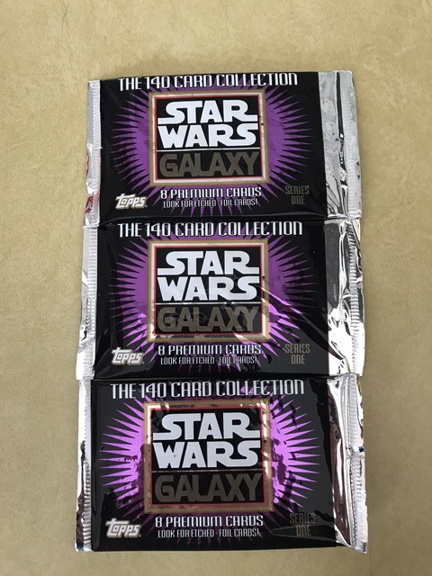 Lot Of (3) 1993 Star Wars Galaxy Series 1 Topps Trading Cards Factory Packs | eBay