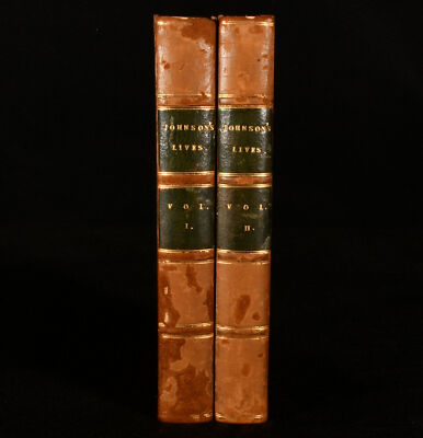1824 2vol The Lives of Eminent English Poets Samuel Johnson