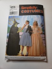 Simplicity 7808, Size 12-16, Costumes, 3 different. Very cute. New Uncut
