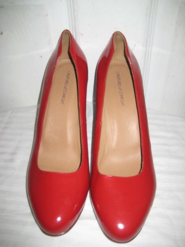 CREATURES OF COMFORT RED CHECKERED HEELS PUMPS SHOES SIZE 40 / 9.5 - Picture 3 of 12