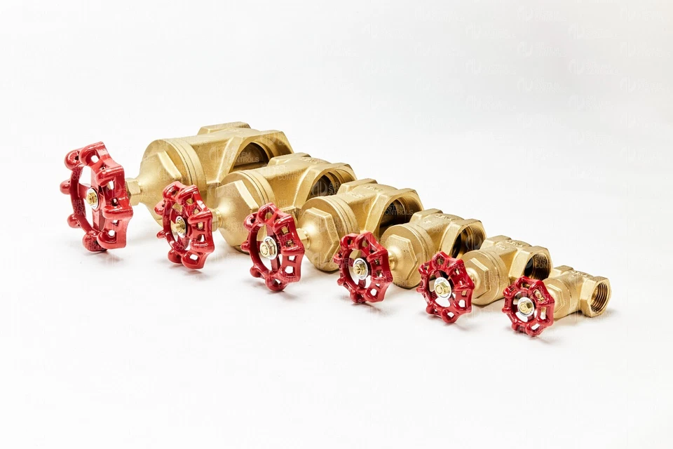 Brass Gate Valve PN20 BSP Female Full Bore 3/8"-4" Plumbing Heating Water System - Image 3 of 4