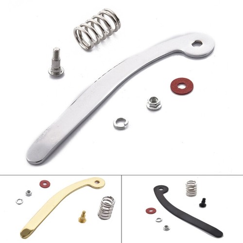 Wosthever Para Bigsby Guitarra Eléctrica Metal Tremolo Vibrato Bridge Tailpiece Parts Accesorios Para Instrumentos Musicales Plata - Foto 2