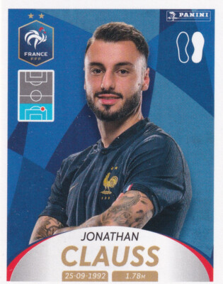 PANINI  DIE BESTEN AUS EUROPA  STICKER  2024   JONATHAN CLAUSS # 187