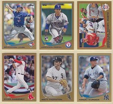 2013 , Topps , Gold , Pick From Drop Down List