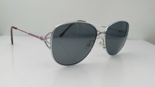 Vintage Liberty Pink Silver Oval Japan Sunglasses FRAMES ONLY