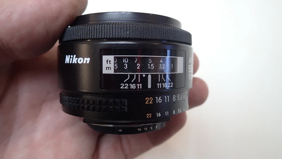 Nikon Nikkor 50mm f/1.8 Lens – w/ Front Cap & Soft Bag - Image 2 of 4