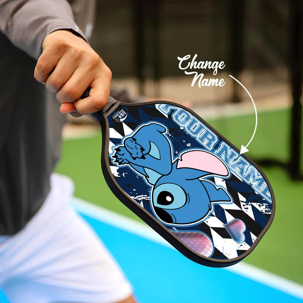 Personalized Stich Pickleball Paddle, Disney Pickleball