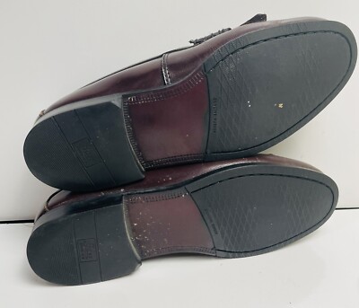 GH Bass Tassel Loafers Mens 9 Walnut Tassel Leather Casual  display picture 3