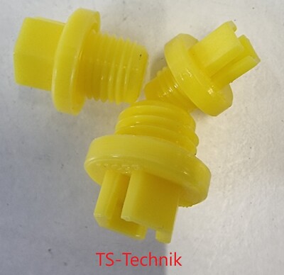 Verschluß Stopfen Gewindestopfen Feingewinde M8x1 / M10x1 / M12x1,5 / 10ner Pack