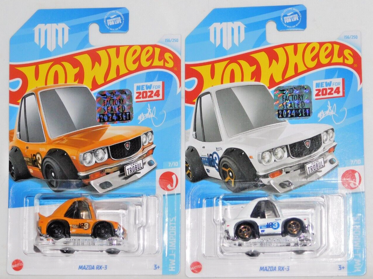 2024 HOT WHEELS RLC FACTORY SET J-IMPORTS SERIES MAZDA RX-3 X2