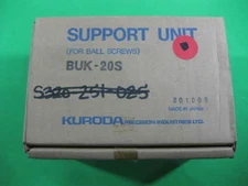 Kuroda Support Unit for Ball Screws -- BUK-20S -- New