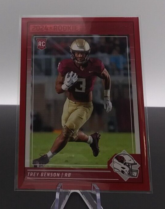 2024 Score TREY BENSON Red Paralell Rookie Card 354 Arizona Cardinals RC