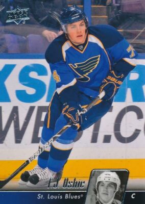 2010-11 Upper Deck #417 T.J. OSHIE - St. Louis Blues
