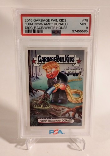 'Drain the Swamp'Donald #78 Garbage Pail Kids Disgrace to the White House card