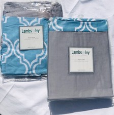 Lambs and Ivy Dust Ruffle Ryan Collection Geometric Set of 2