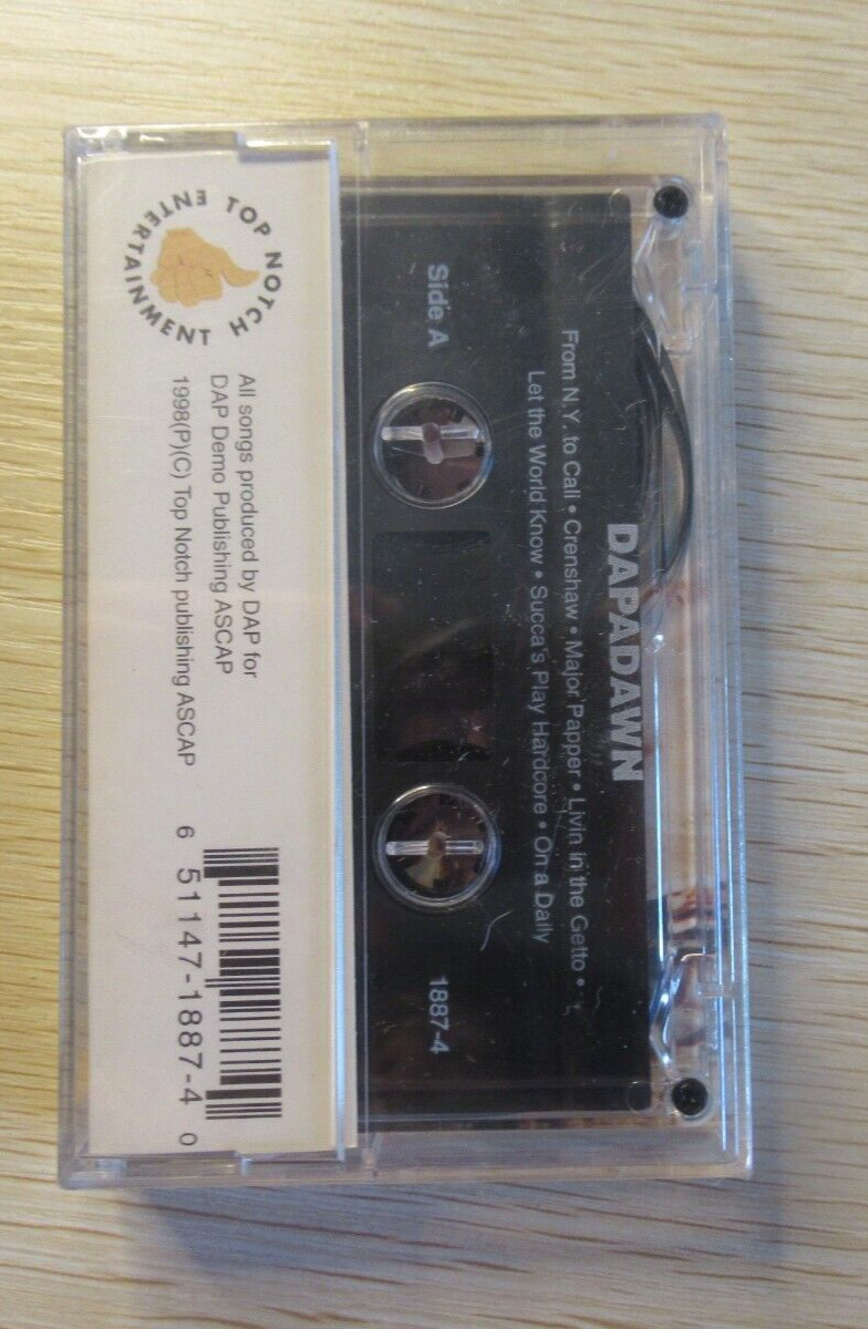 SEALED DAPADAWN SELF TITLED CASSETTE TAPE RARE 1998 G FUNK HIP HOP 