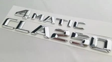 CLA250 + 4matic fit mercedes REAR TRUNK NAMEPLATE BADGE EMBLEMS NUMBERS letters 